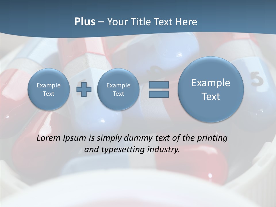 Health Care Bottle Prescription PowerPoint Template