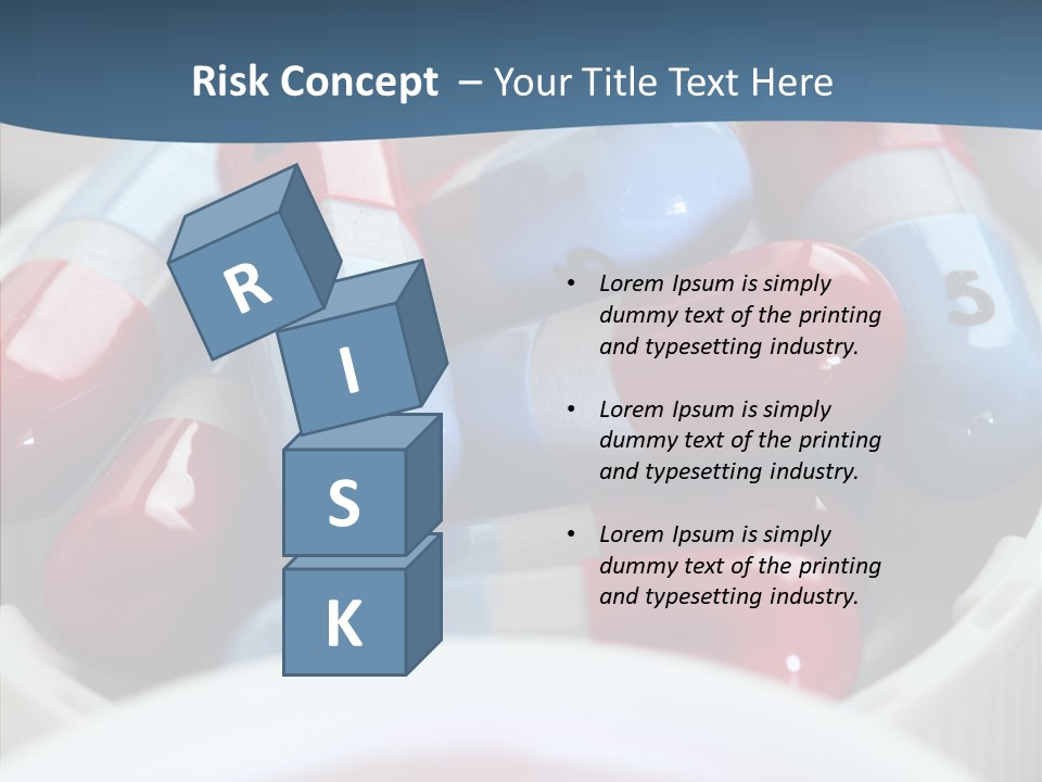 Health Care Bottle Prescription PowerPoint Template