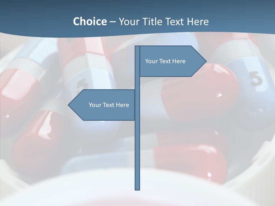 Health Care Bottle Prescription PowerPoint Template