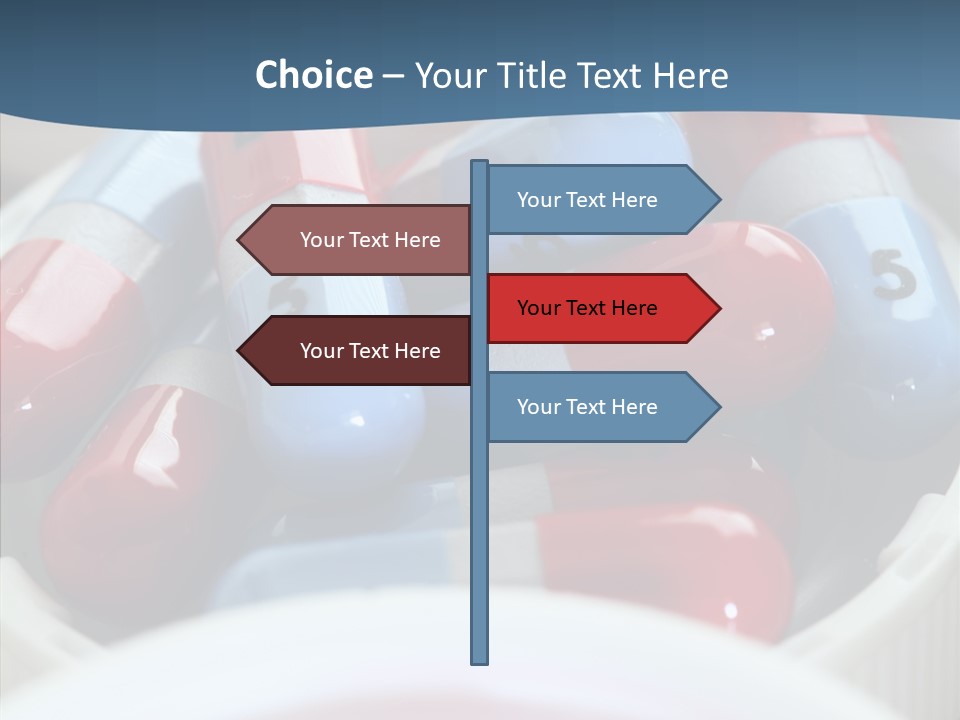 Health Care Bottle Prescription PowerPoint Template