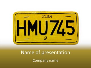 Plates Concept Number PowerPoint Template