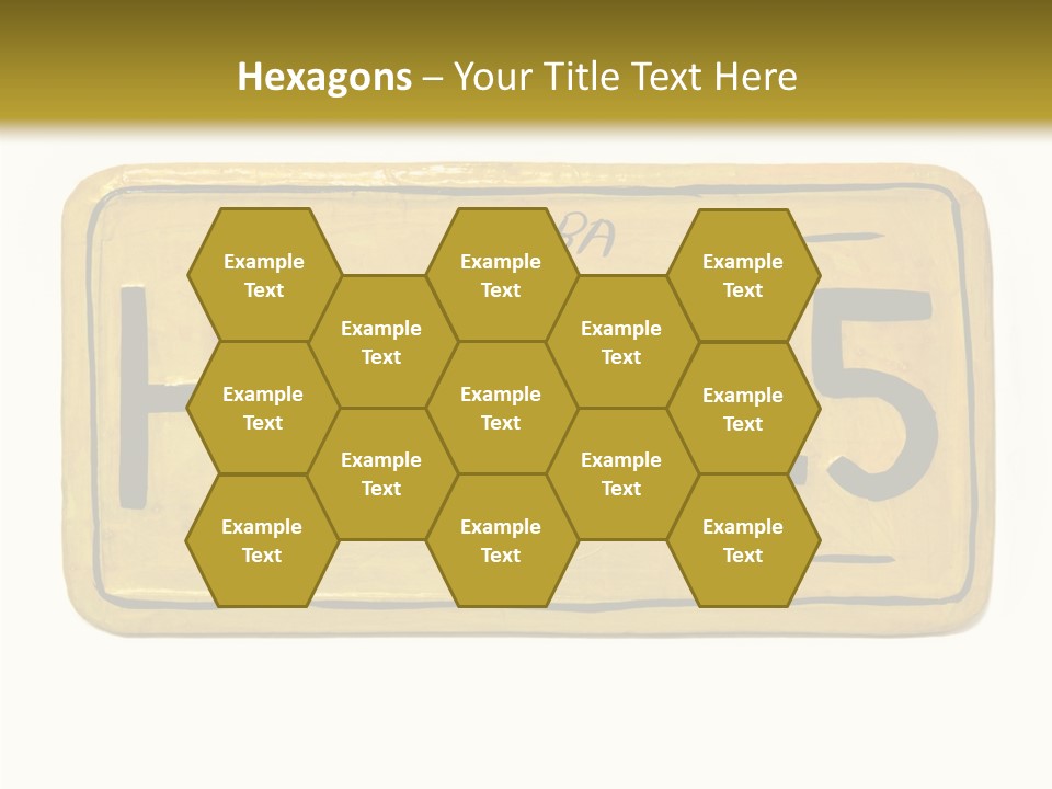 Plates Concept Number PowerPoint Template