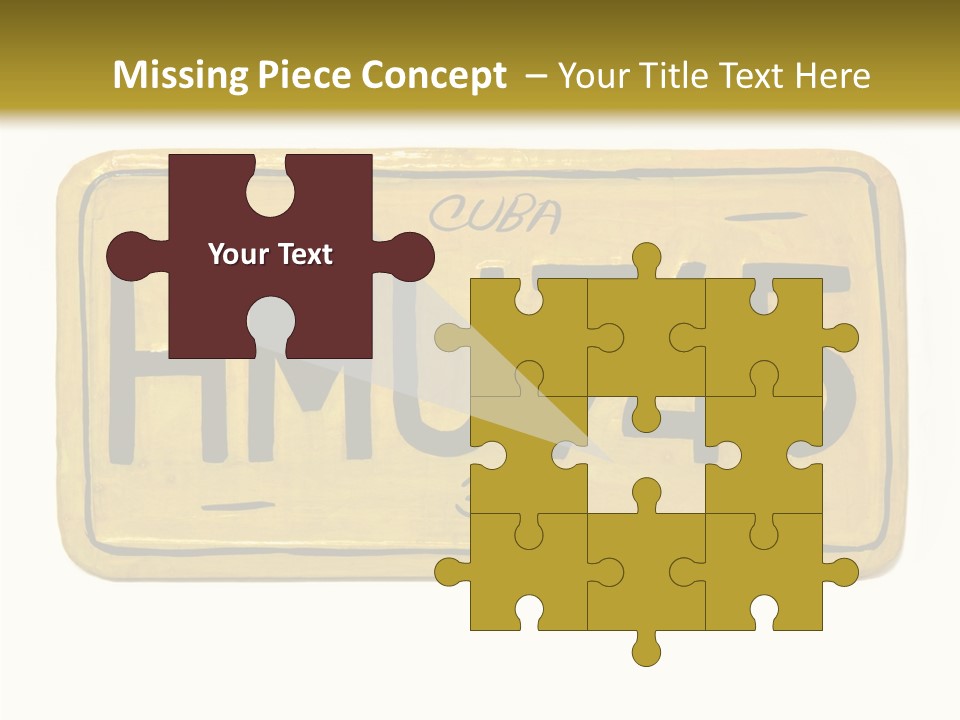 Plates Concept Number PowerPoint Template