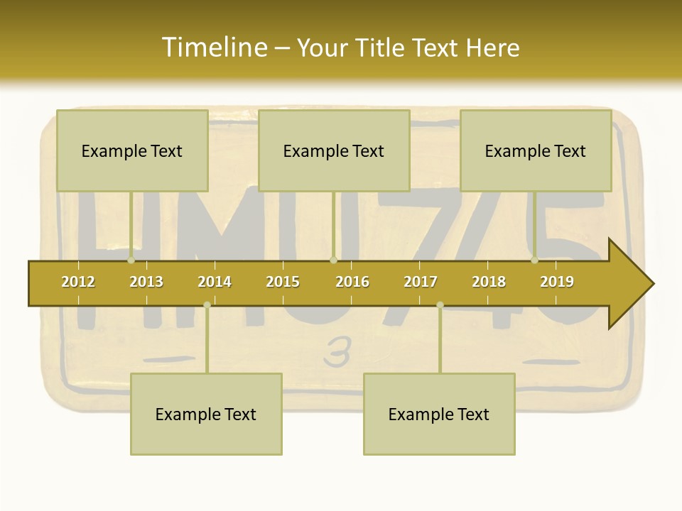 Plates Concept Number PowerPoint Template