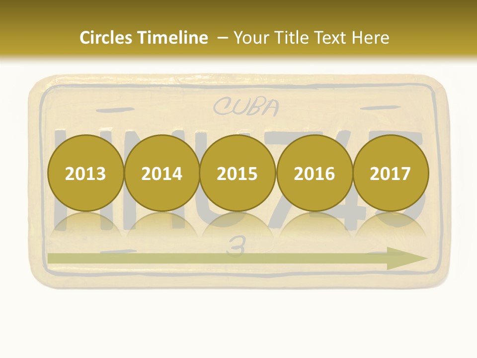 Plates Concept Number PowerPoint Template