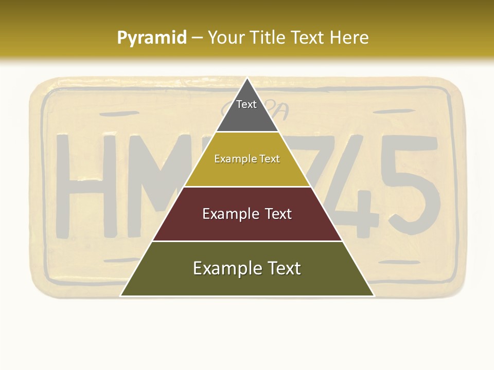 Plates Concept Number PowerPoint Template