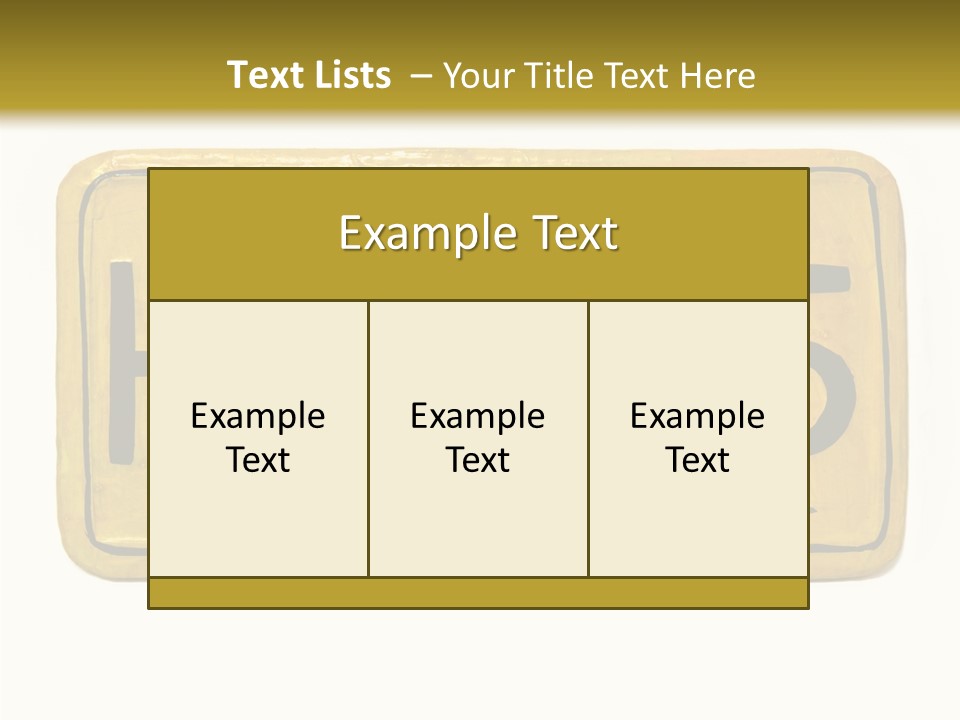 Plates Concept Number PowerPoint Template