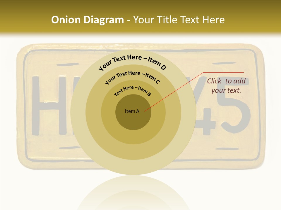 Plates Concept Number PowerPoint Template