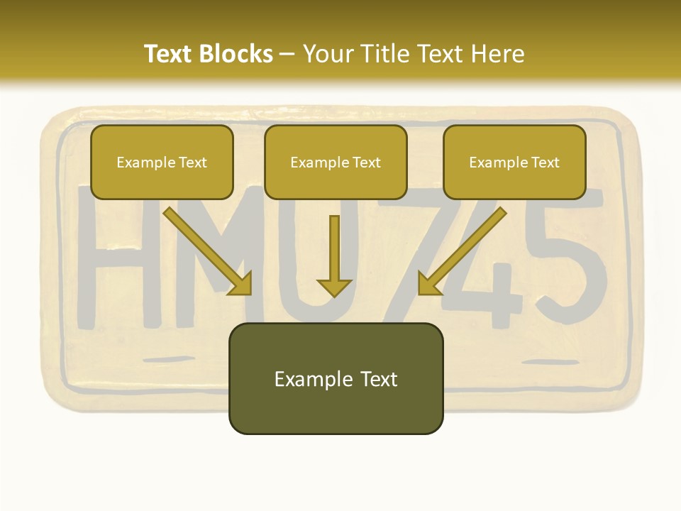 Plates Concept Number PowerPoint Template