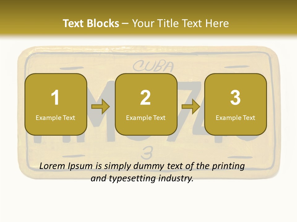 Plates Concept Number PowerPoint Template