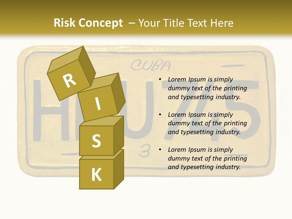 Plates Concept Number PowerPoint Template