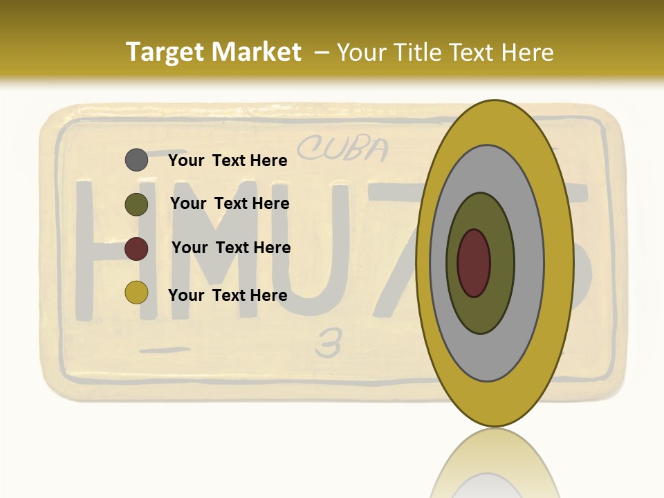 Plates Concept Number PowerPoint Template