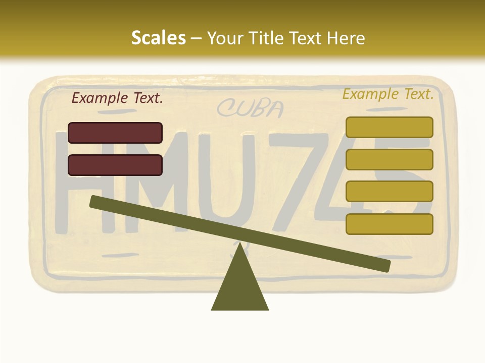 Plates Concept Number PowerPoint Template