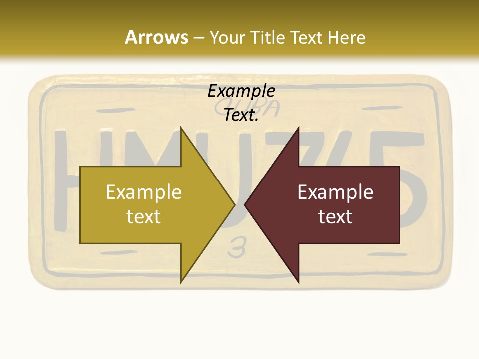 Plates Concept Number PowerPoint Template