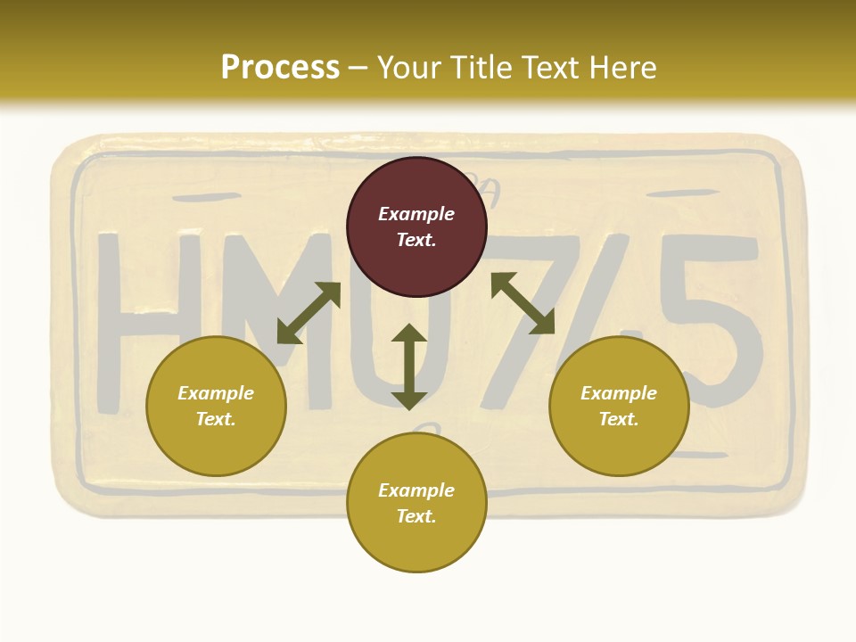 Plates Concept Number PowerPoint Template