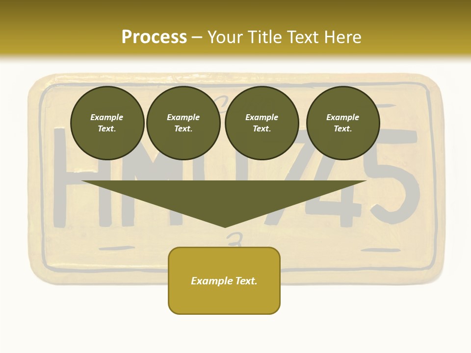 Plates Concept Number PowerPoint Template