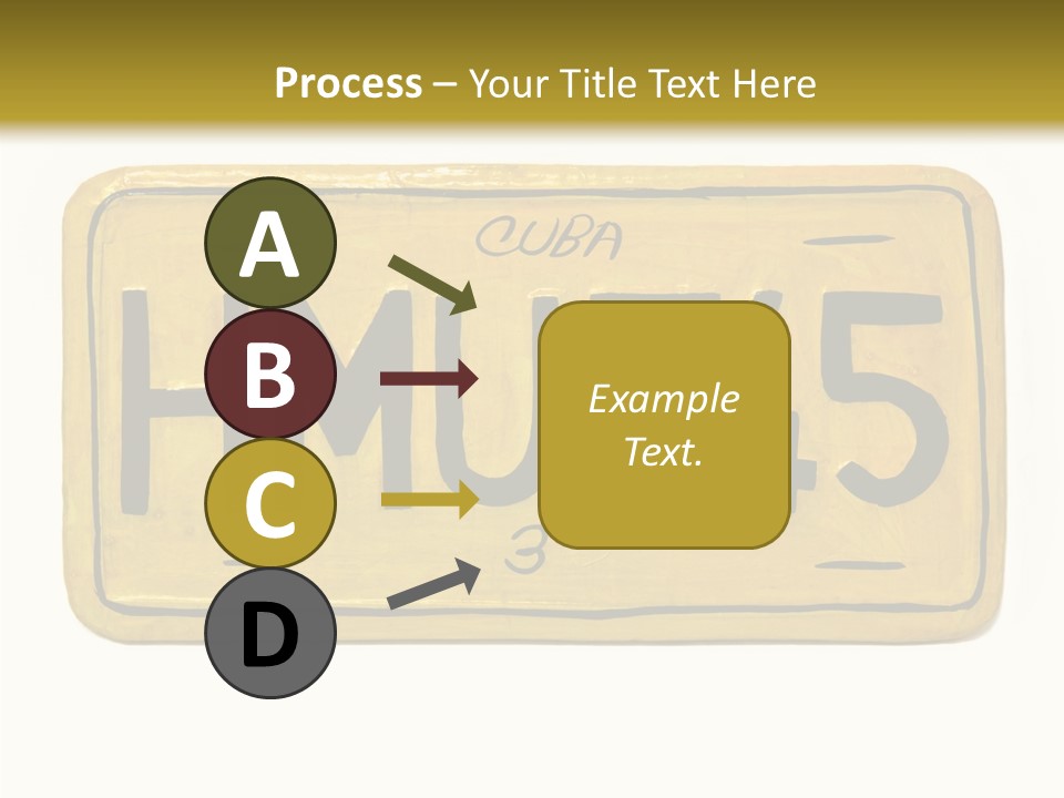 Plates Concept Number PowerPoint Template