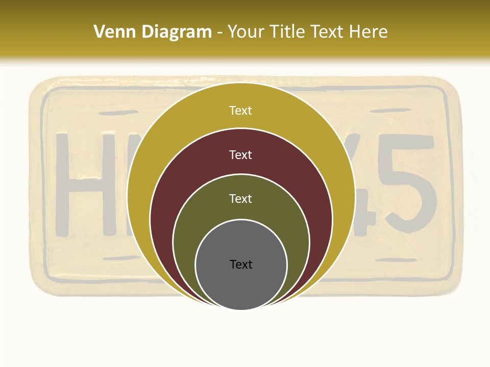 Plates Concept Number PowerPoint Template