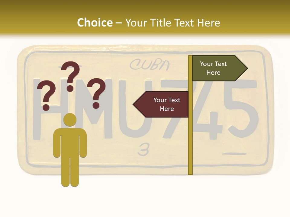 Plates Concept Number PowerPoint Template
