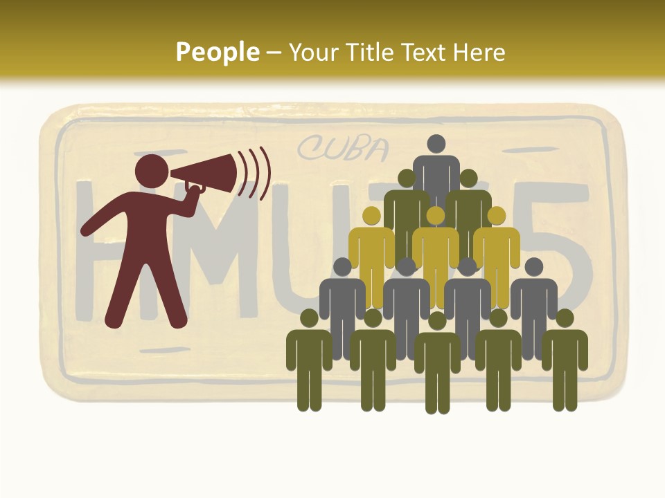 Plates Concept Number PowerPoint Template