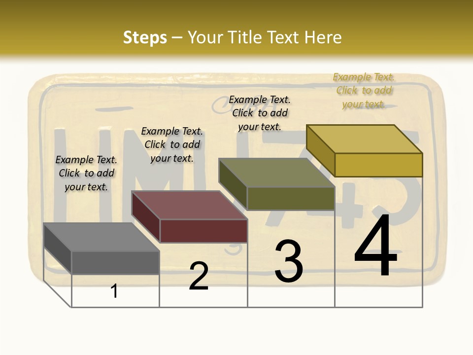 Plates Concept Number PowerPoint Template