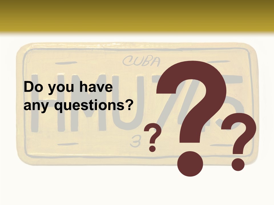 Plates Concept Number PowerPoint Template