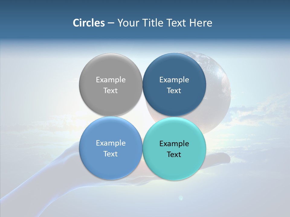 Arm Hold Wealth PowerPoint Template