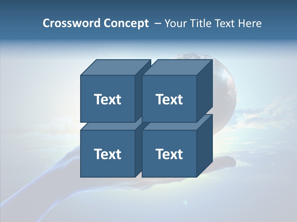 Arm Hold Wealth PowerPoint Template