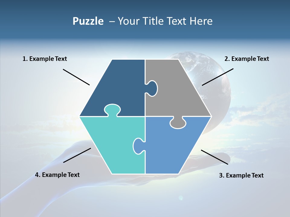 Arm Hold Wealth PowerPoint Template