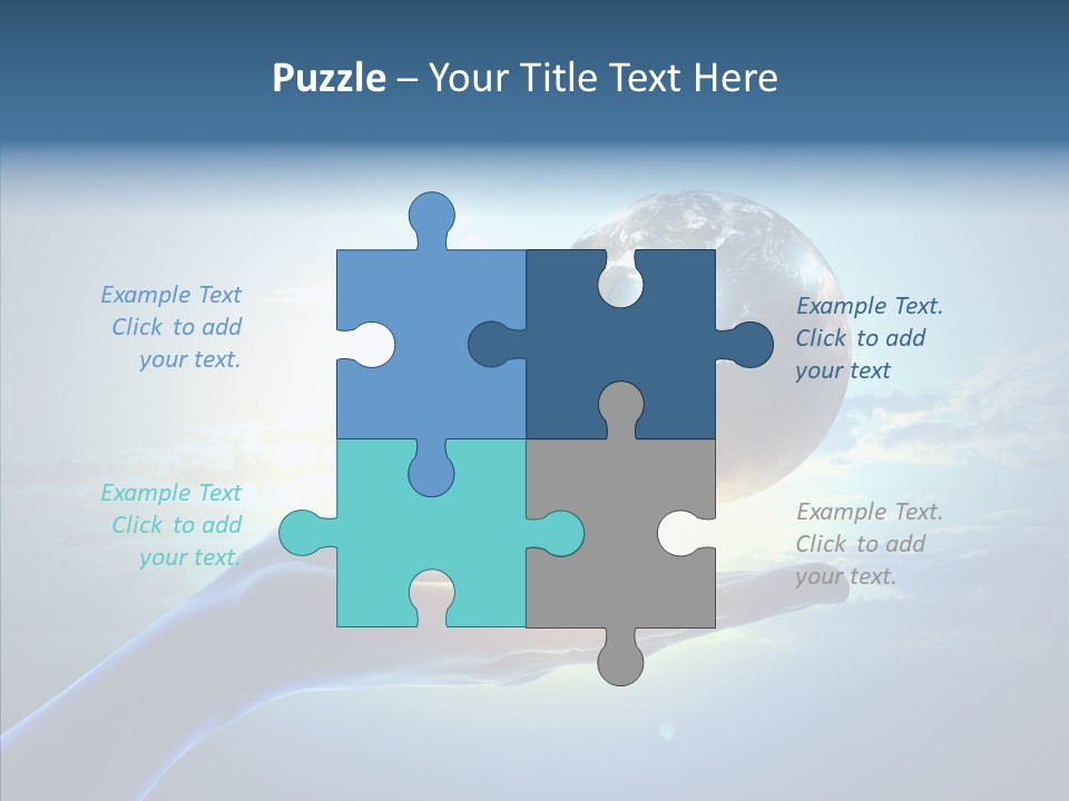 Arm Hold Wealth PowerPoint Template