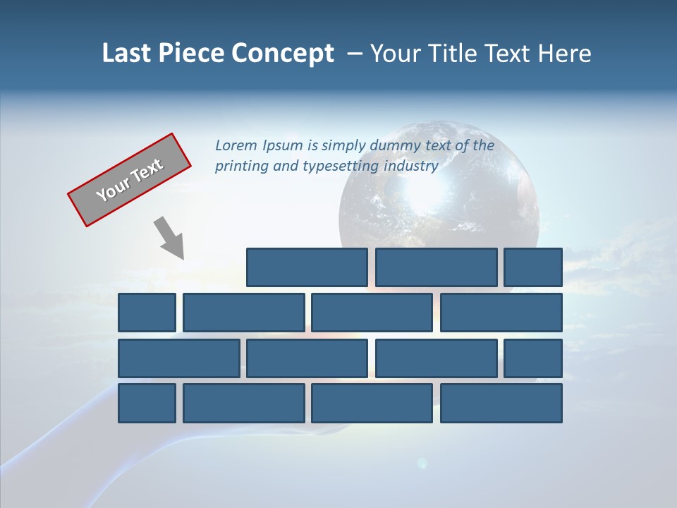 Arm Hold Wealth PowerPoint Template