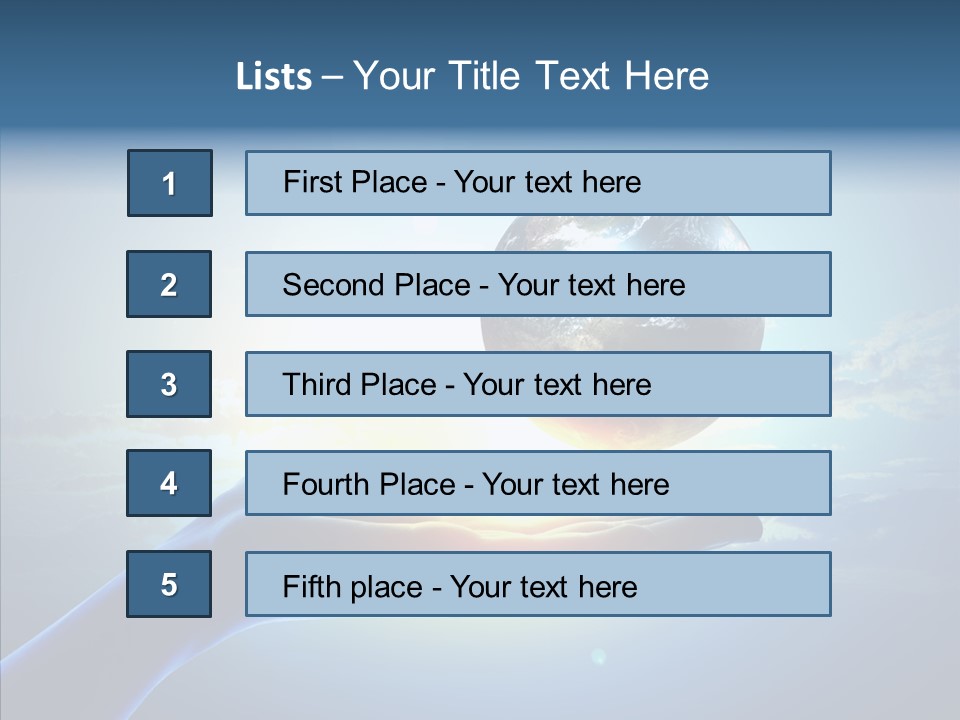 Arm Hold Wealth PowerPoint Template