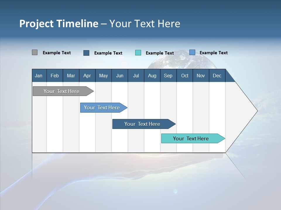 Arm Hold Wealth PowerPoint Template