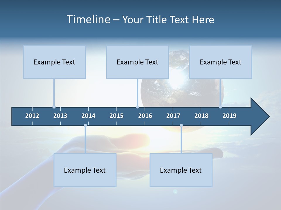 Arm Hold Wealth PowerPoint Template