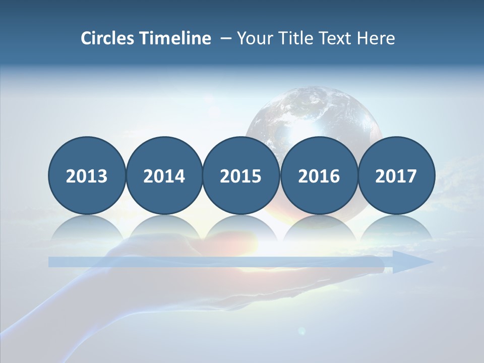 Arm Hold Wealth PowerPoint Template