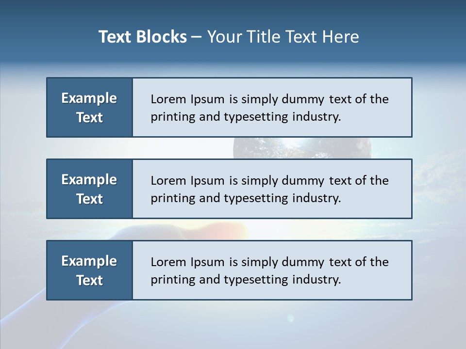 Arm Hold Wealth PowerPoint Template