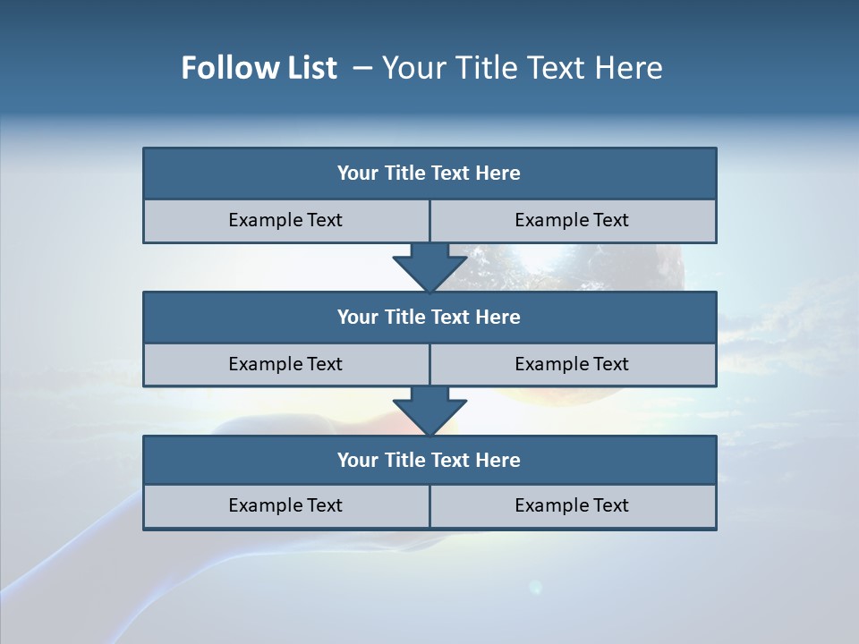 Arm Hold Wealth PowerPoint Template