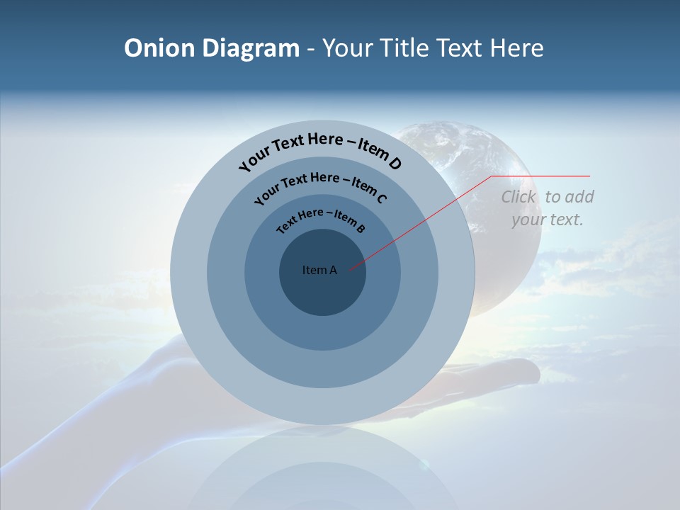 Arm Hold Wealth PowerPoint Template