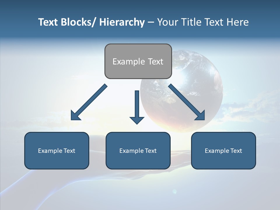 Arm Hold Wealth PowerPoint Template