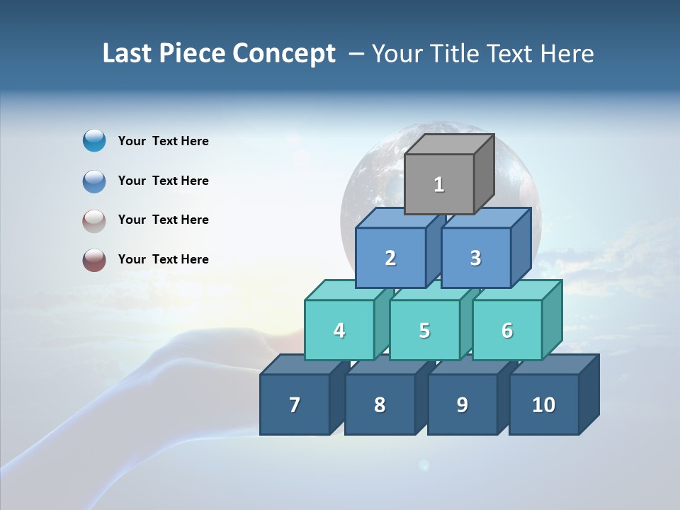 Arm Hold Wealth PowerPoint Template