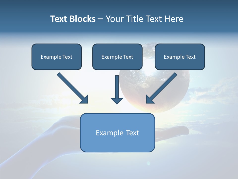 Arm Hold Wealth PowerPoint Template