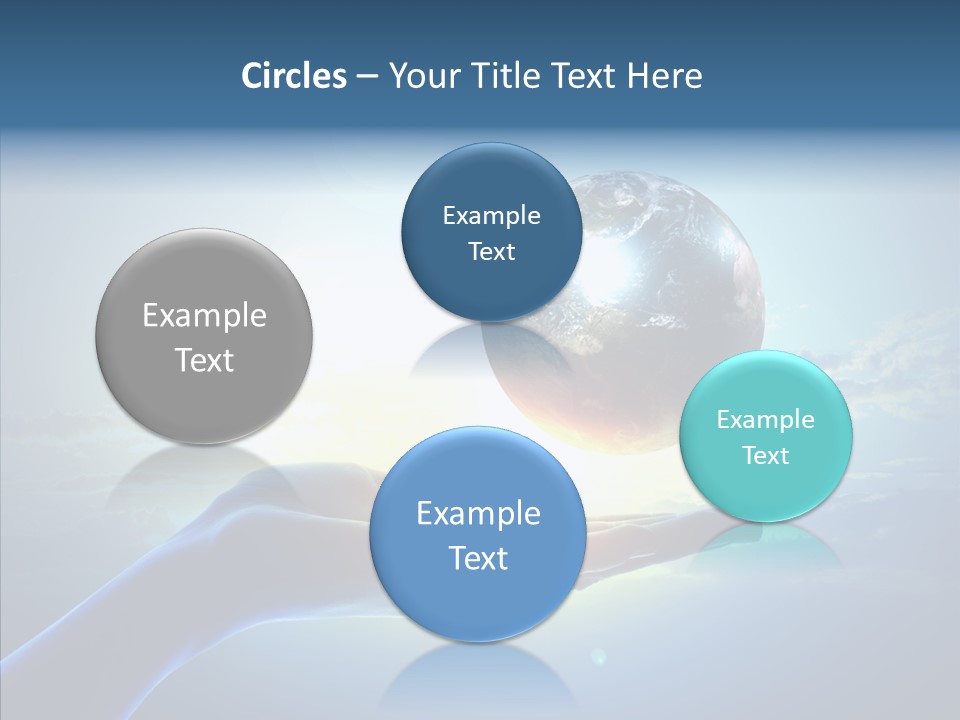 Arm Hold Wealth PowerPoint Template