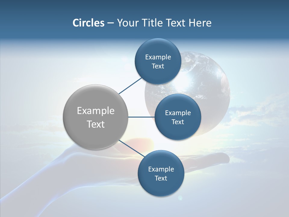 Arm Hold Wealth PowerPoint Template