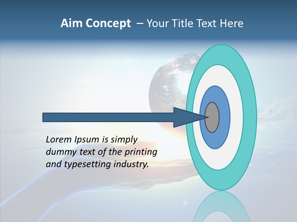 Arm Hold Wealth PowerPoint Template