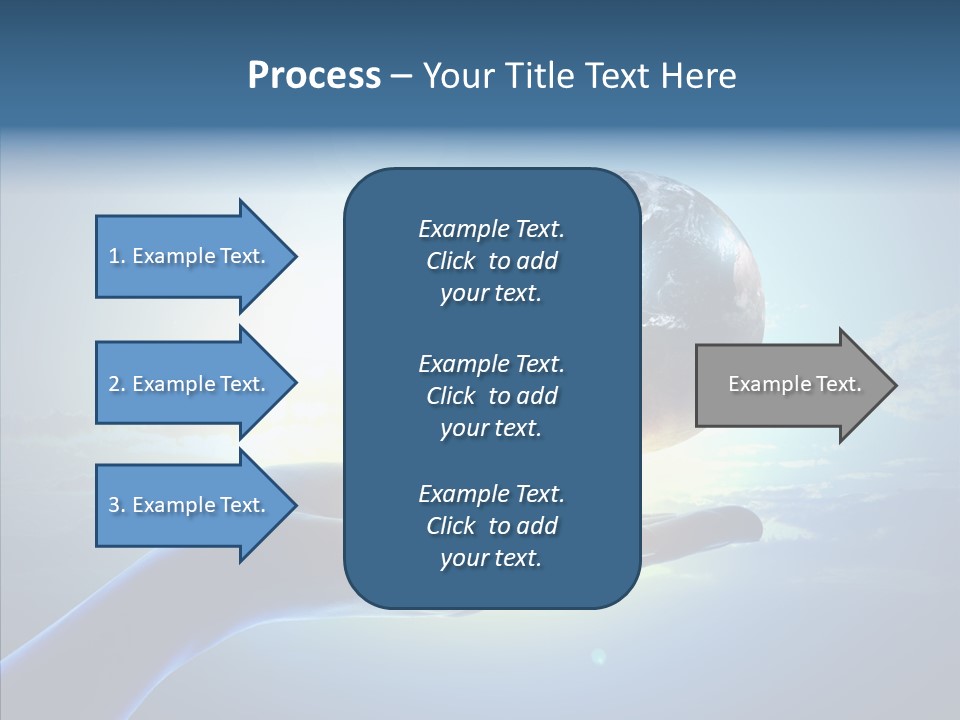 Arm Hold Wealth PowerPoint Template