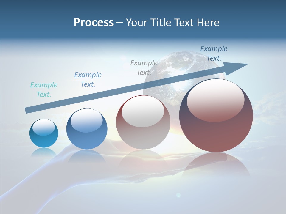 Arm Hold Wealth PowerPoint Template