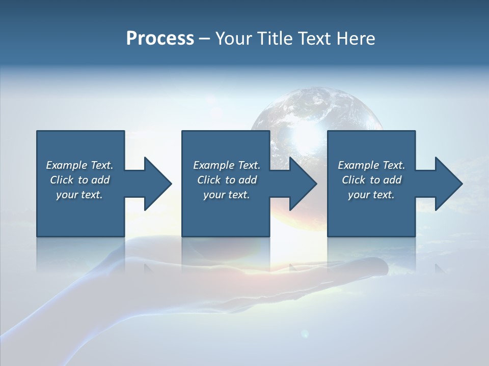 Arm Hold Wealth PowerPoint Template