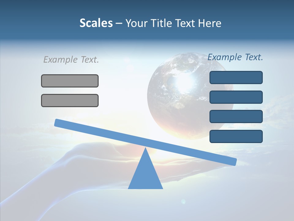 Arm Hold Wealth PowerPoint Template