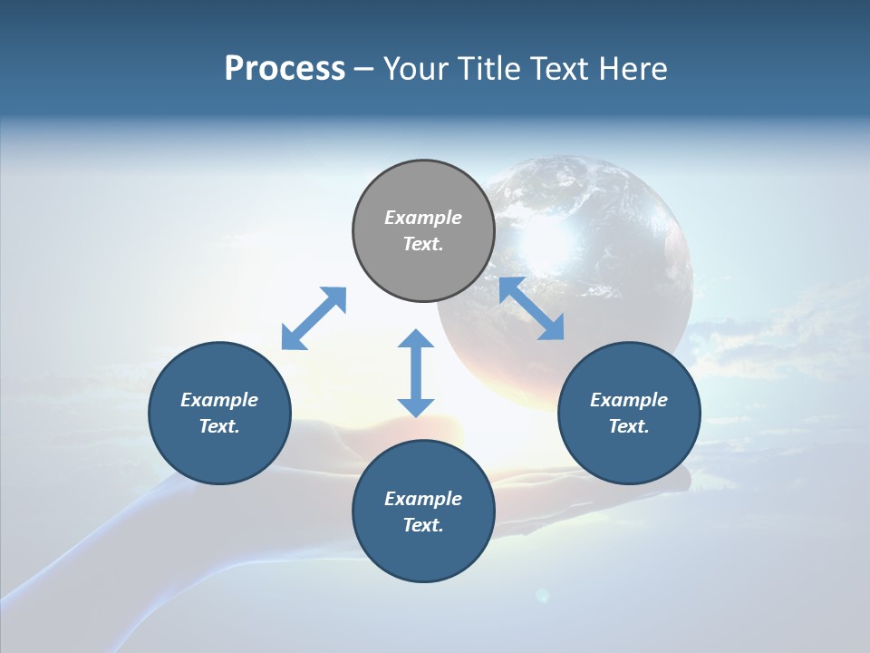 Arm Hold Wealth PowerPoint Template