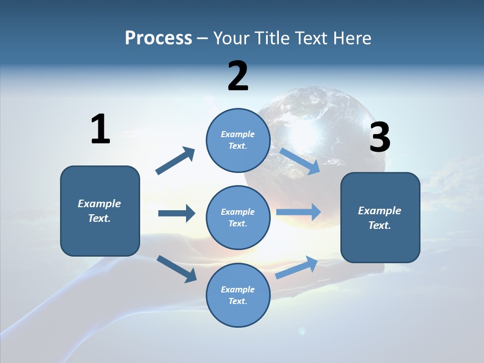 Arm Hold Wealth PowerPoint Template